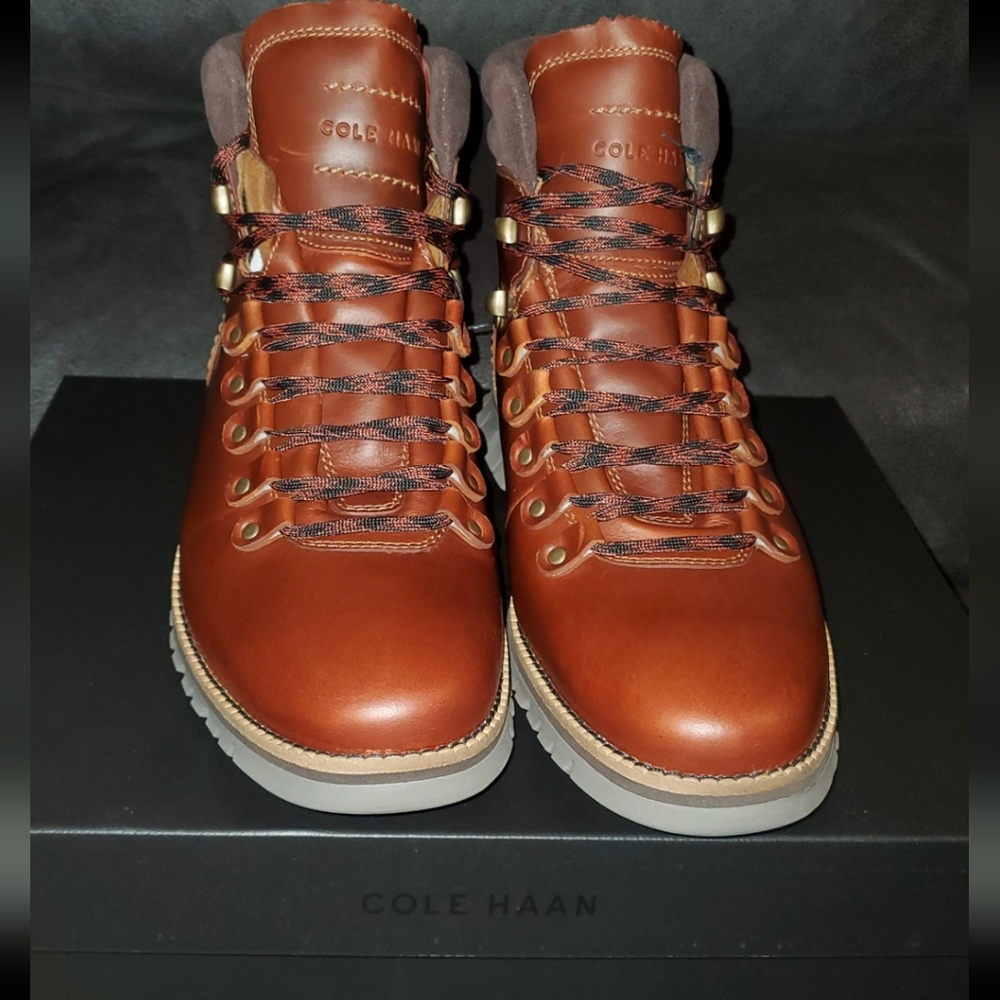 Cole Haan Genuine Leather Waterproof Hiking Boots - Picture 12 of 16